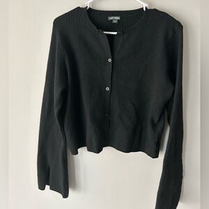 Wild Fable Black Knit Cardigan